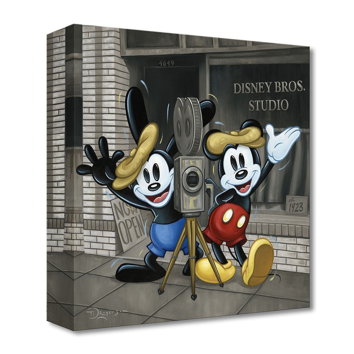 Mickey Mouse in Film Walt Disney Fine Art Tim Rogerson Limited