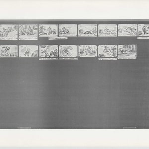 Great Mouse Detective Walt Disney Production Animation Storyboard Sheet 1986 264