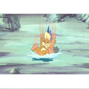Star Wars: Ewoks Teebo Original Production Animation Cel n Draw Lucasfilm b5321