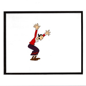 Popeye Olive Oyl Screen-Used Production Animation Cel and Drawing Hand-Inked Pre-1970s 10m