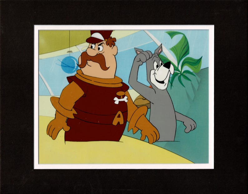 The Jetsons Astro Dog Production Animation Art Cel Setup Hanna Barbera ...