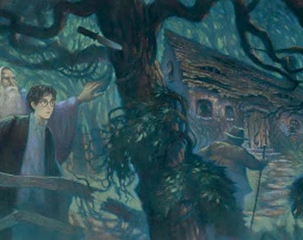 Harry Potter Half Blood Prince 6.1 Deluxe Mary GrandPre SIGNED Bookcover Giclee on Fine Art Paper Limited Edition of 500