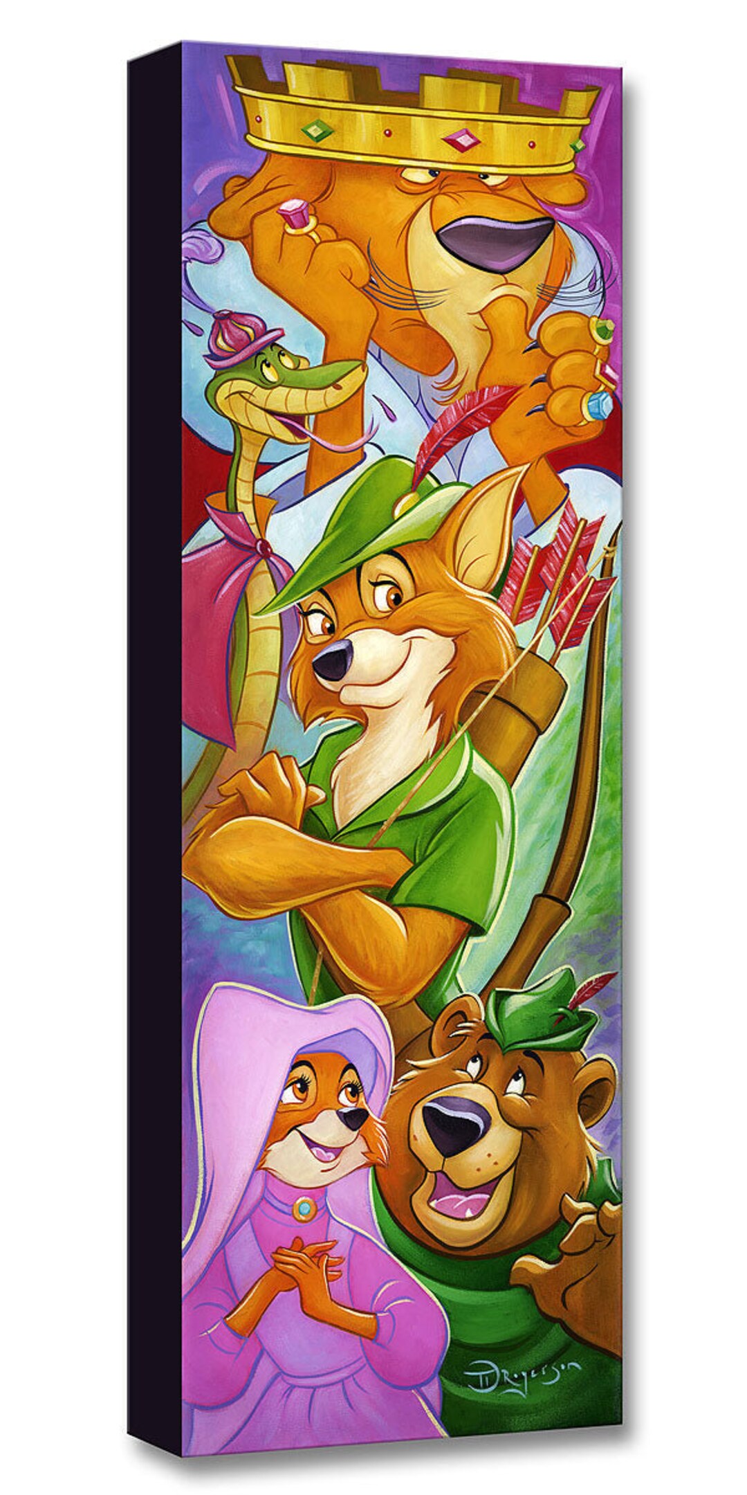 ROBIN HOOD Walt Disney Fine Art Tim Rogerson Limited Edition Treasures ROBIN HOOD Walt Disney Fine Art Tim Rogerson Limited Edition Treasures