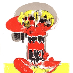 Graham Sutherland First Run Limited Lithograph Print from XXe Siecle 1972