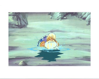 Star Wars: Ewoks Teebo Celda de animación de producción original n Dibujo Lucasfilm b5322