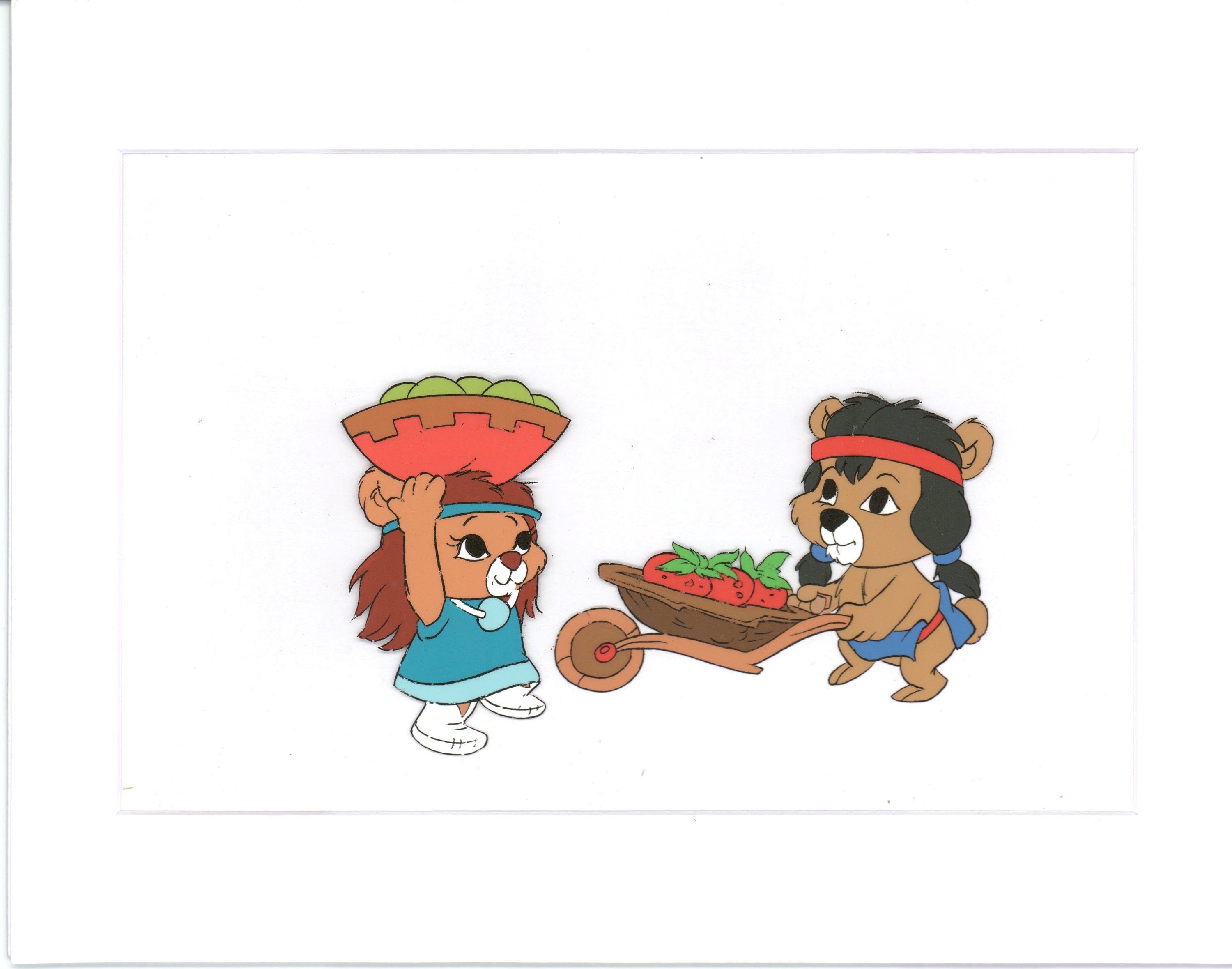 PAW PAWS Original Production Animation Cel from Hanna BARBERA 1985-6 B3105, image size:3000x2359