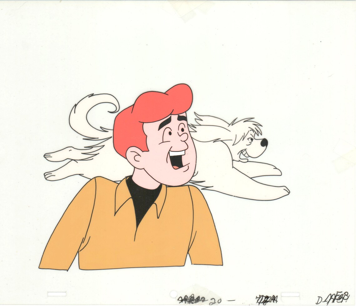 Archie Production Animation Art Cel Setup From Filmation - Etsy
