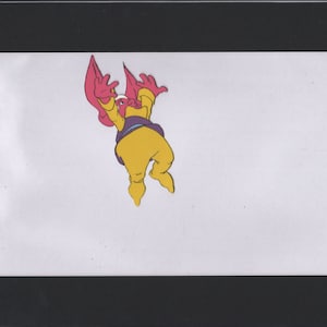 BLACKSTAR Gossamear 1981 original production animation cel Filmation 2*