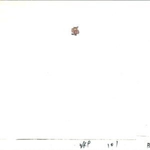 May include: A cartoon character wearing a brown coat and a yellow hat. The character is standing on a white background.