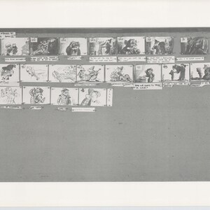 Great Mouse Detective Walt Disney Production Animation Storyboard Sheet 1986 242
