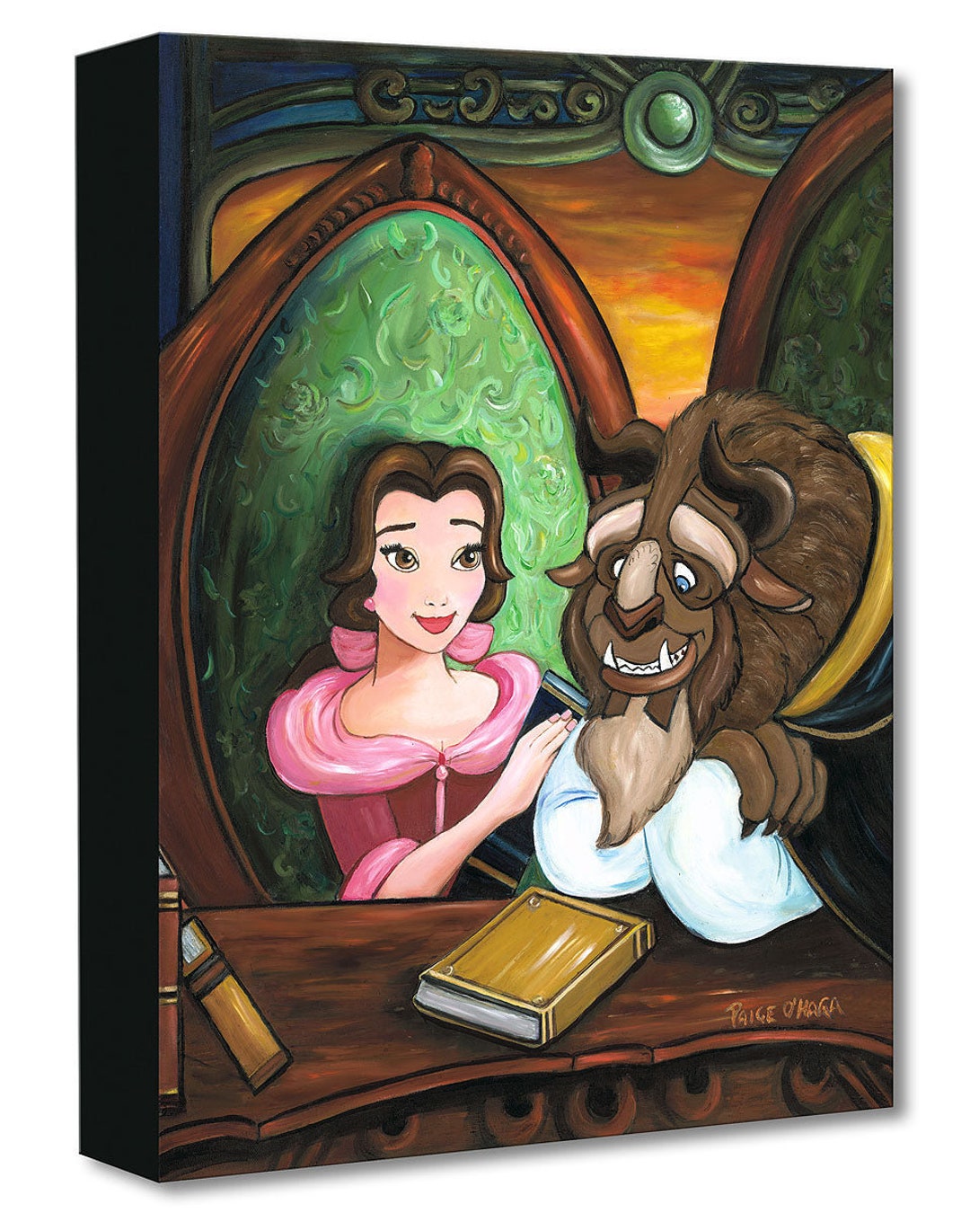 Beauty and the Beast Walt Disney Fine Art Paige O'hara Ltd Ed of 1500 ...