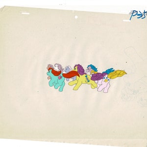 My Little Pony Original Production Animation Cel Hasbro Sunbow 1980s or 90s UNIQUE G-p35