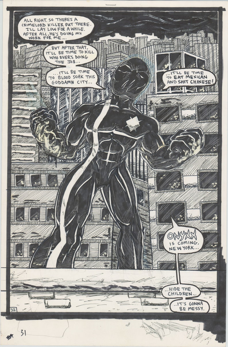 Tears Like Water #2 1999 Hand-inked Original Comic Page by Brien ...