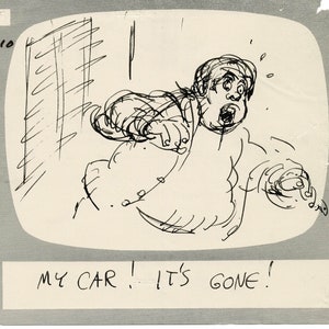 Hey Good Lookin Ralph Bakshi 1973-82 animation Hand-Drawn Storyboard 110