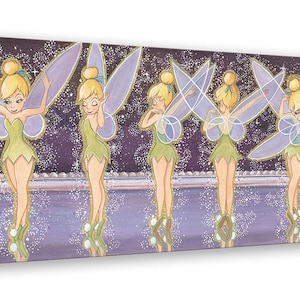 Peter Pan Tinker Bell Disney Fine Art Michelle St. Laurent Limited Edition of 1500 Treasures on Canvas Print TOC &quot;Tink Twist&quot;