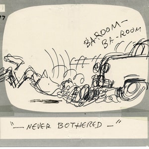 Hey Good Lookin Ralph Bakshi 1973-82 animation Hand-Drawn Storyboard 97