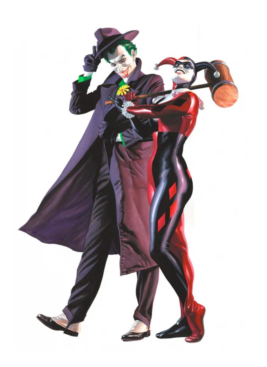 Harley Quinn the Joker Partners in Crime Alex Ross Signed DC SDCC
