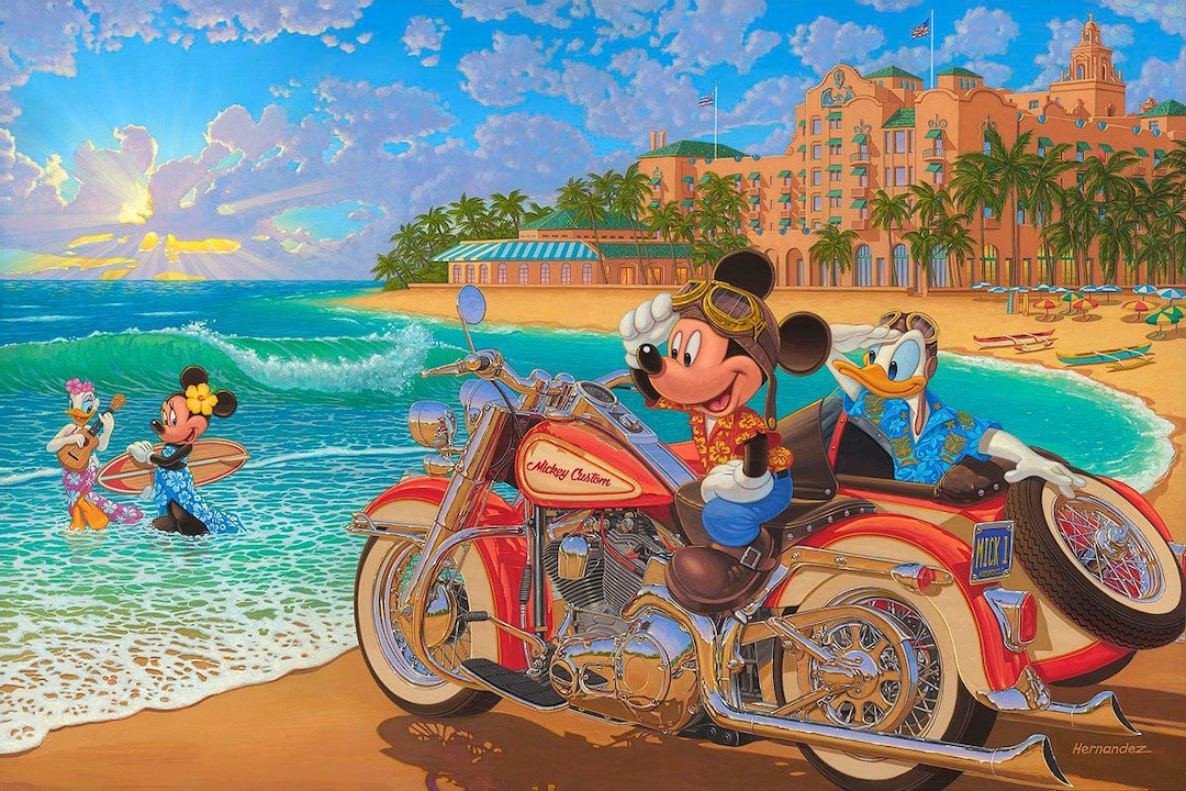 Mickey Mouse Walt Disney Fine Art Manuel Hernandez Signed Limited