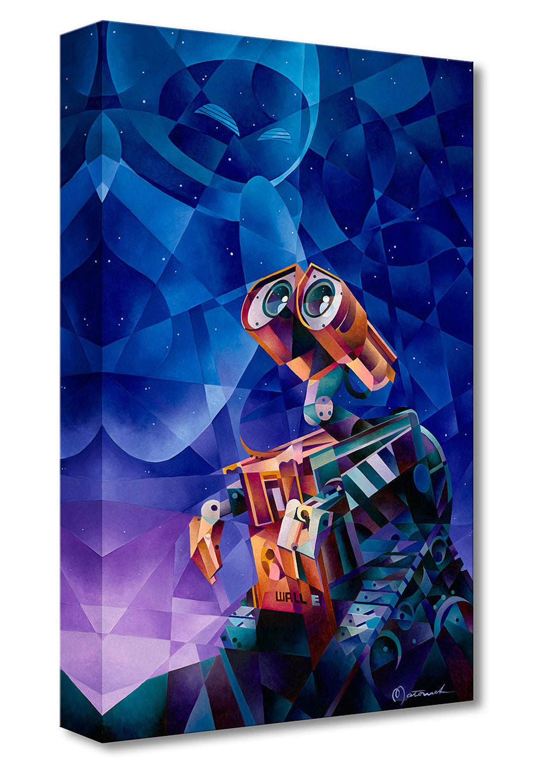 Wall-e Pixar and Walt Disney Fine Art Tom Matousek Limited Edition of