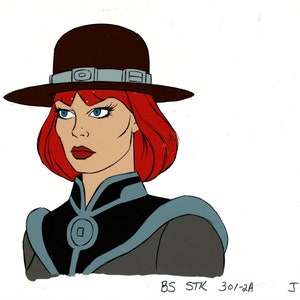 Bravestarr animation production cel of Judge McBride from Filmation 1987-8 j13