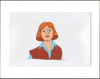 FAERIES OISIN Brian Froud 1981 original production animation cel n drawing COA