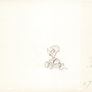 Woody Woodpecker Walter Lantz Full-figure KEY Vintage Production Animation Cel Drawing B013