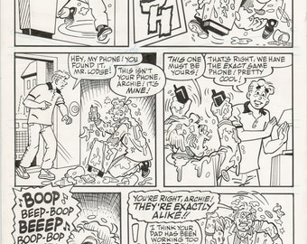 Archie 2008 Hand-inked Original Comic Book Page Art From #534 by Stan Goldberg and Bob Smith p8