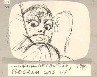 Hey Good Lookin Ralph Bakshi 1973-82 ROZ animation Hand-Drawn Production Storyboard 70