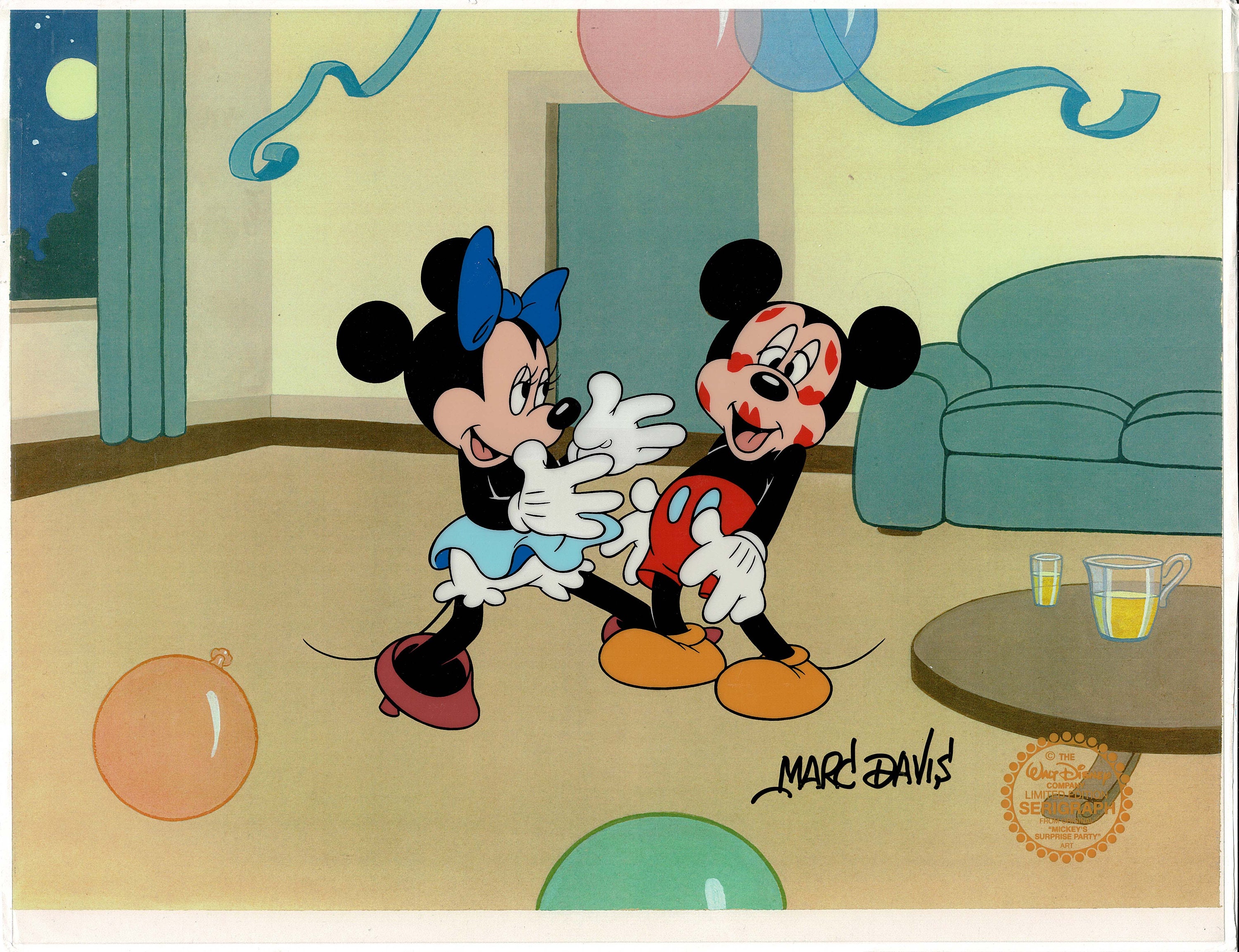 Mickey Mouse Animation Cell - Etsy