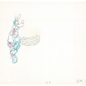 Vintage Walt Disney Sport Goofy Original Production Animation Drawing 9
