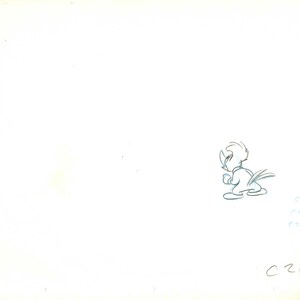 Woody Woodpecker Lantz KEY Vintage production animation cel drawing 211
