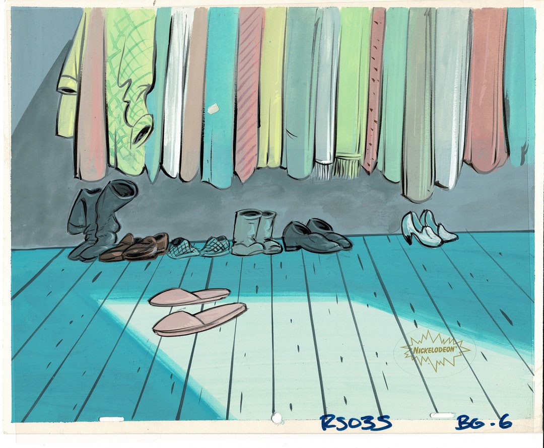 Ren and Stimpy Production Animation Background Nickelodeon 1991 Yak