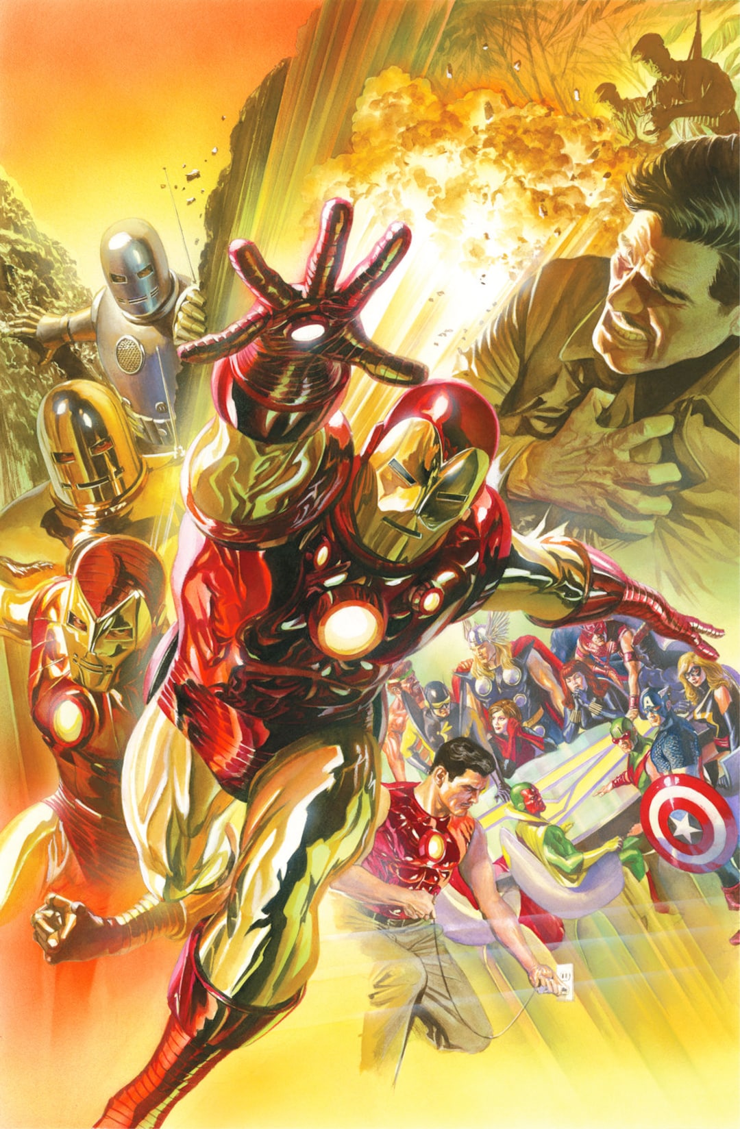 アメコミ Iron man #1-10 Alex Ross スパイダーマン アメコミ Iron man #1-10 Alex Ross スパイダーマン 本