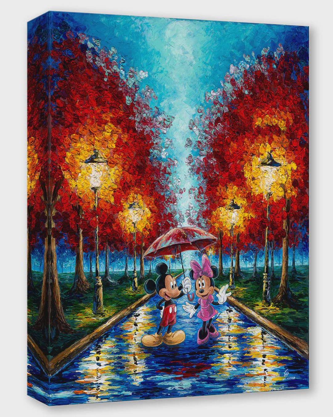 Disney Minnie Mouse アートフレーム Vintage 1990's – Wood Framed