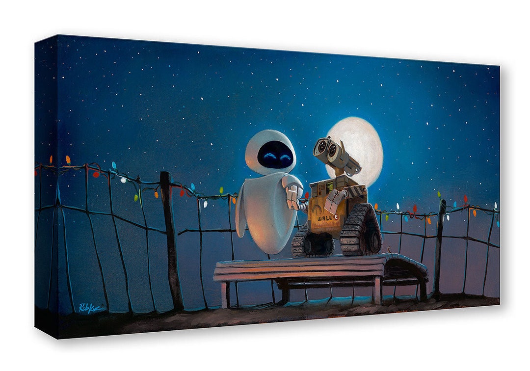 Wall-e Pixar Walt Disney Fine Art Rob Kaz Limited Edition of 1500