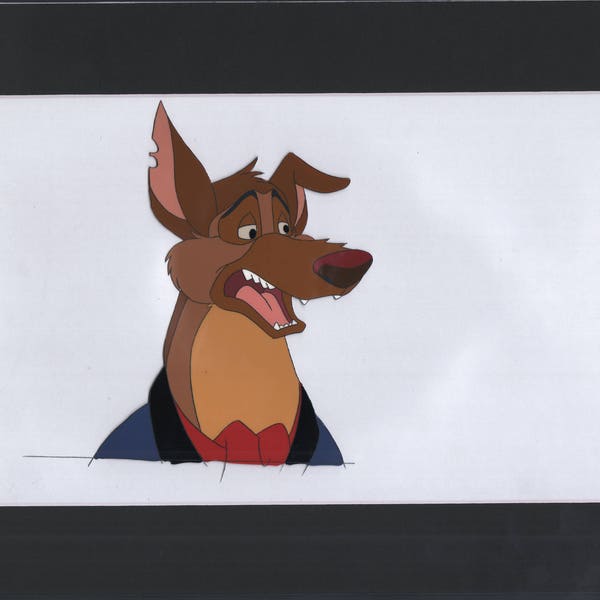 All Dogs Go To Heaven Charlie production animation cel & Drawing 2*