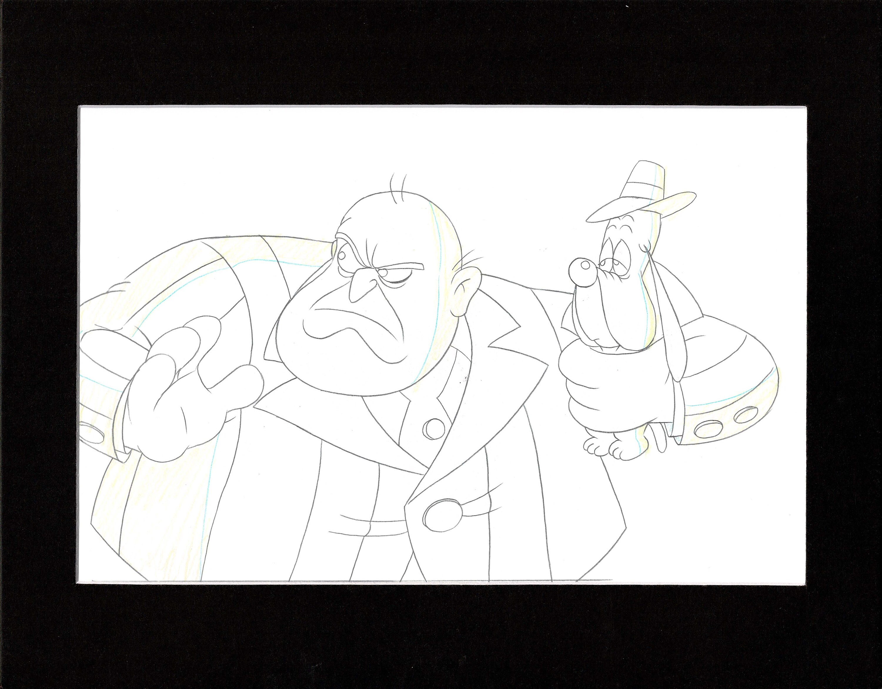 Droopy Master Detective Production Animation Art Cel Drawing | Etsy