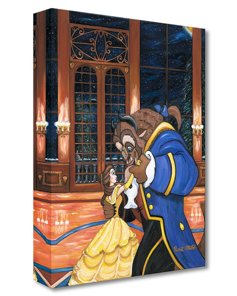 Beauty and the Beast Walt Disney Fine Art Paige O'hara Ltd Ed of 1500 ...
