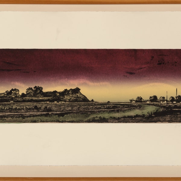 Michael Gregory Backward Glance State I 1991 Signed Lithograph Limited Edition of 18 Framed