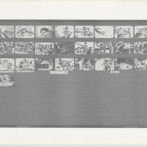 Great Mouse Detective Walt Disney Production Animation Storyboard Sheet 1986 256