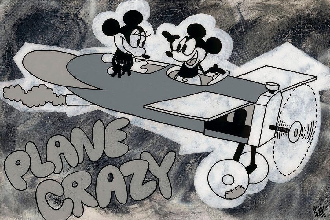 Mickey Mouse Walt Disney Fine Art Beau Hufford Signed Limited