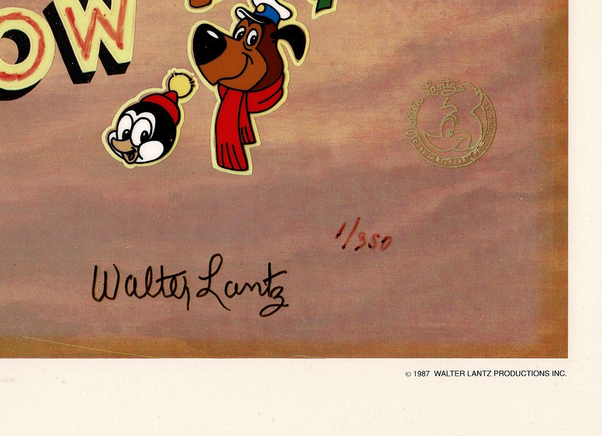 Woody Woodpecker Walter Lantz Signed Limited Edition Animation Cel