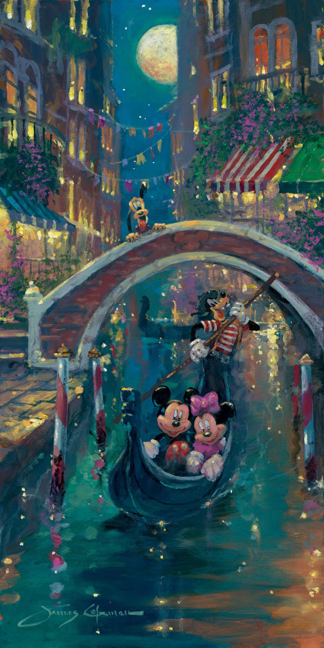 Mickey Mouse Minnie Mouse Walt Disney Fine Art James Coleman
