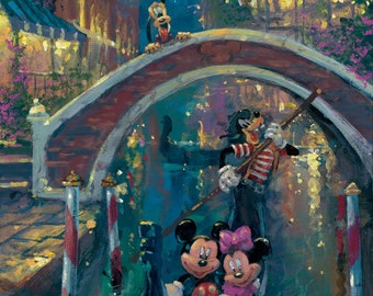 Mickey Mouse Minnie Mouse Walt Disney Fine Art James Coleman