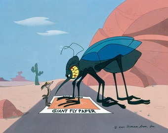 Chuck Jones Waiter Theres a Fly 2001 Warner Brothers Limited Edition Cel of 80