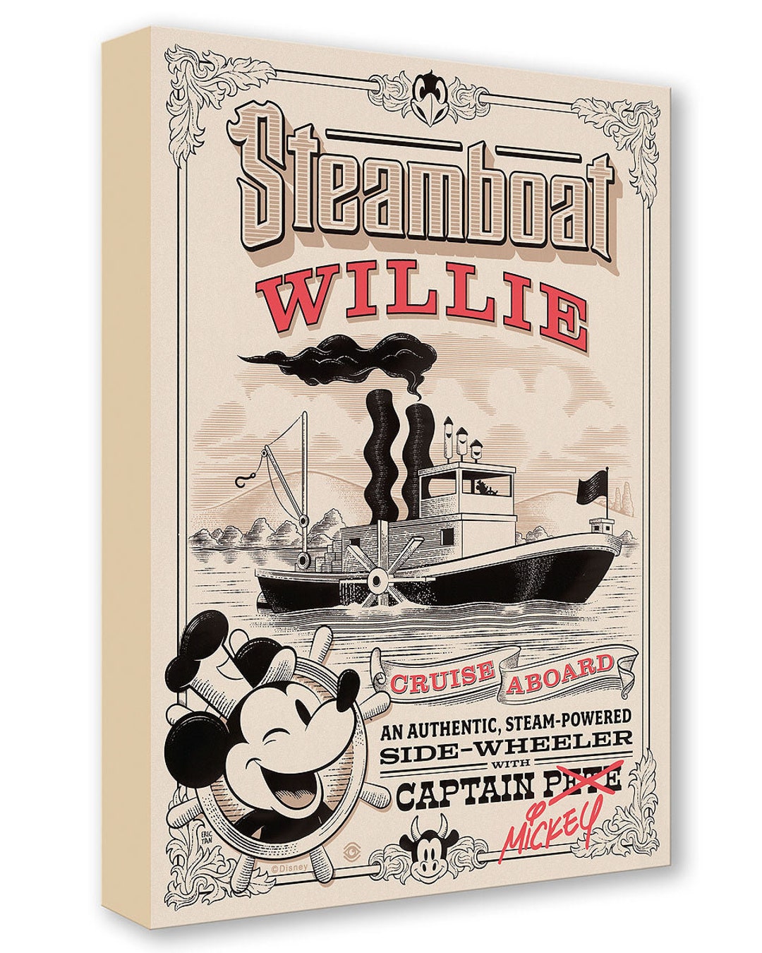 Mickey Mouse Walt Disney Fine Art Eric Tan Ltd Ed of 1500