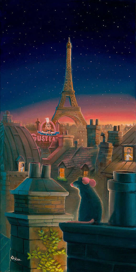 Ratatouille Pixar Walt Disney Fine Art Rob Kaz Signed Limited