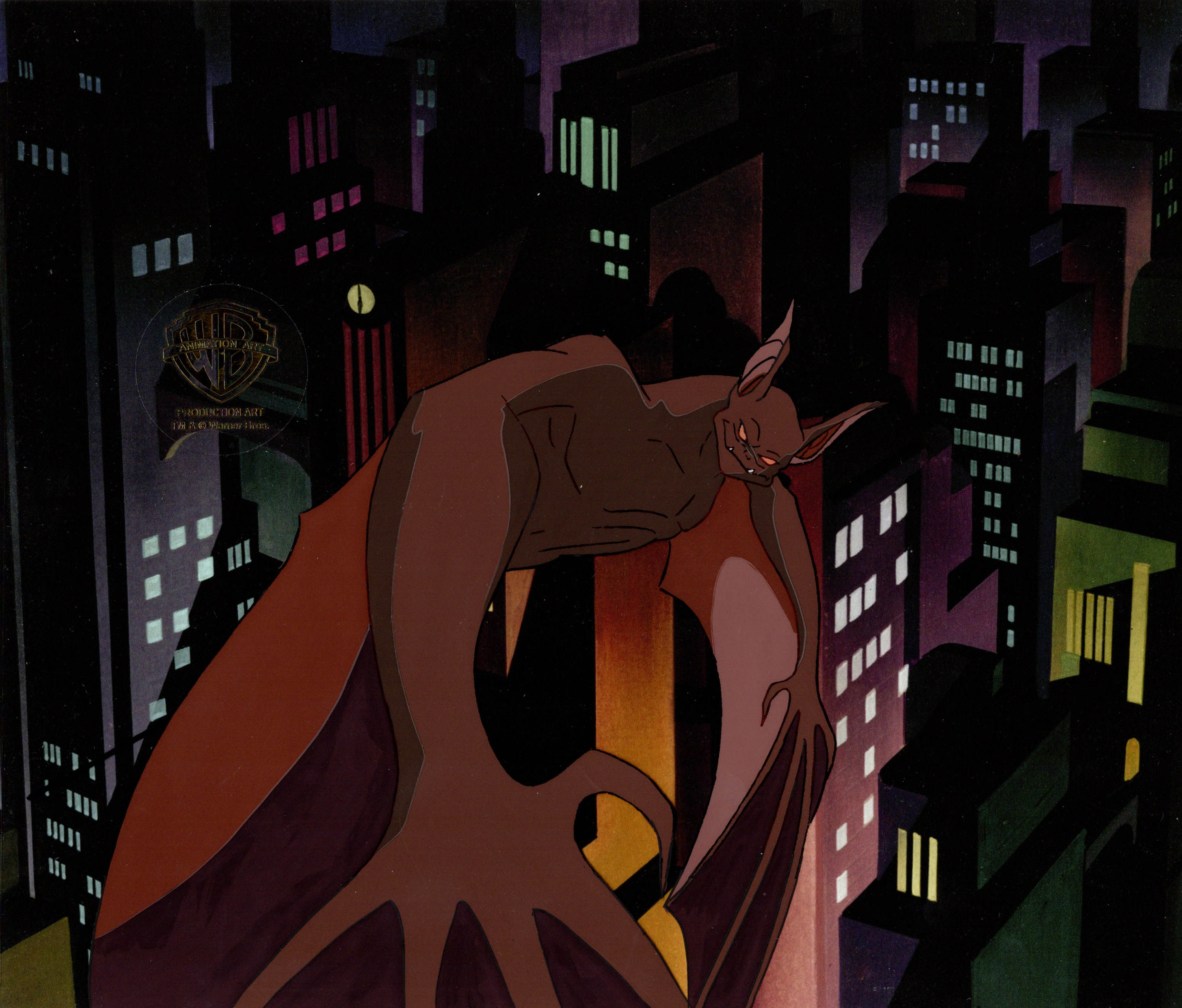 Batman the Animated Series Man-bat Production Animation Cel - Etsy