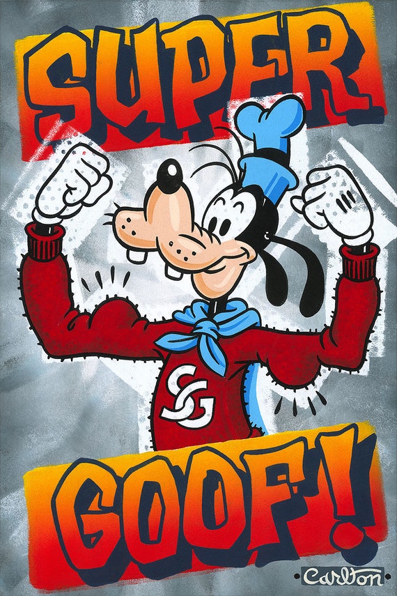 Goofy Walt Disney Fine Art Trevor Carlton Signed Limited Edition