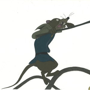 Don Bluth Secret of NIMH Justin 1982 Original Production Animation Cel Used to make the cartoon 325-002